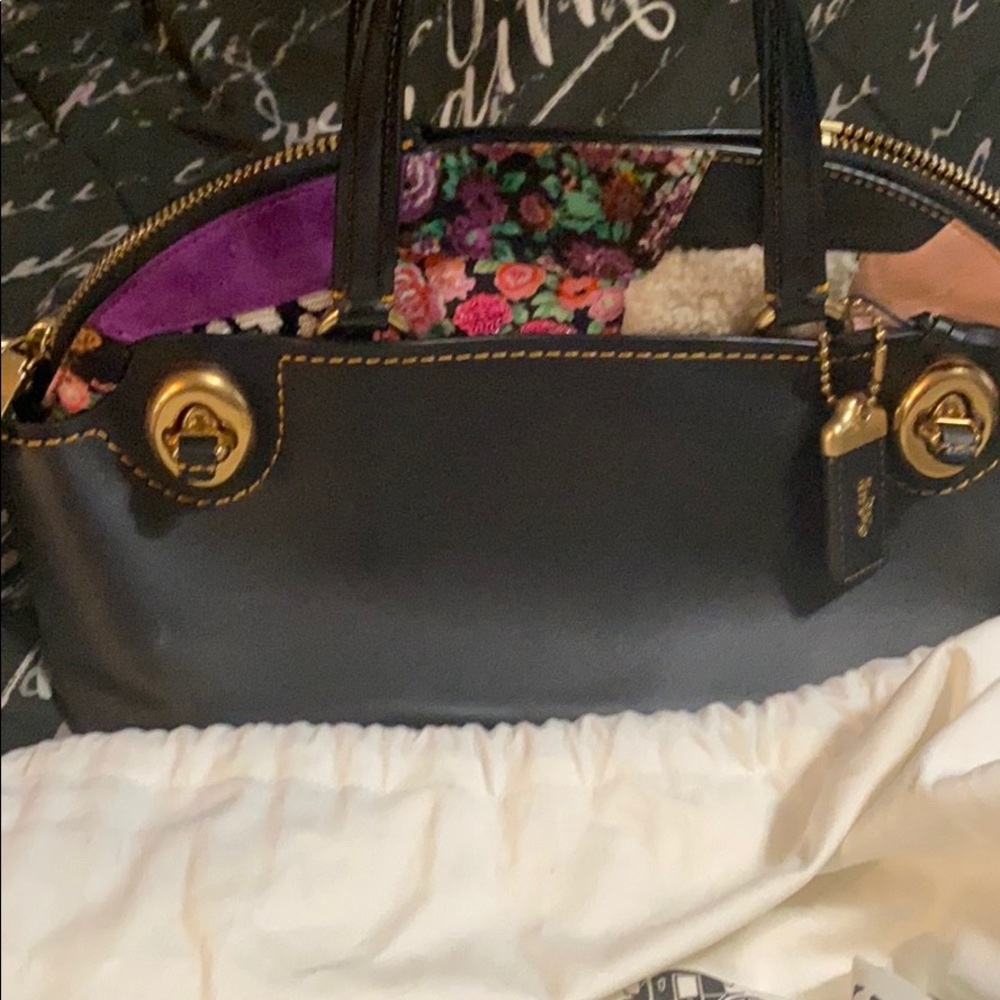 Coach 1941 Outflow 36 Patchwork Black Leather - image 2